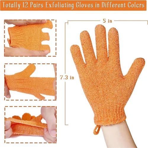 Guantes Exfoliantes Cvndkn 24 Pares Con Lazo Para Ducha