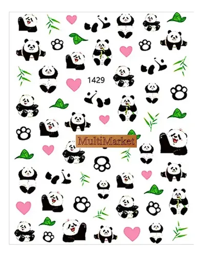 Stickers Para Uñas – Ositos – Decoración Nail Art