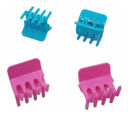 Broche Gancho Hebilla Pelo Cuadrado Grande 1 Pack X 12 Unid