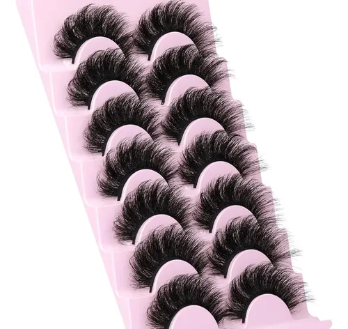 Pestañas Postizas Volumen Espeso Alicrown 20mm 7 Pares