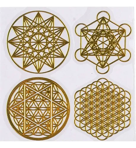 – Juego De 96 Pegatinas Metálicas Con Forma De Flor De La =
