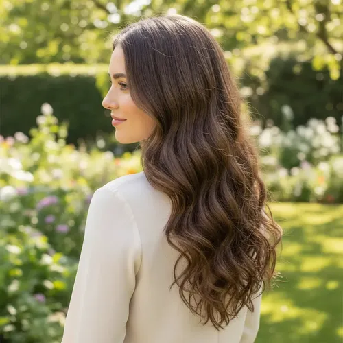 Cortina De Cabello Orgánica 46cm Rulos