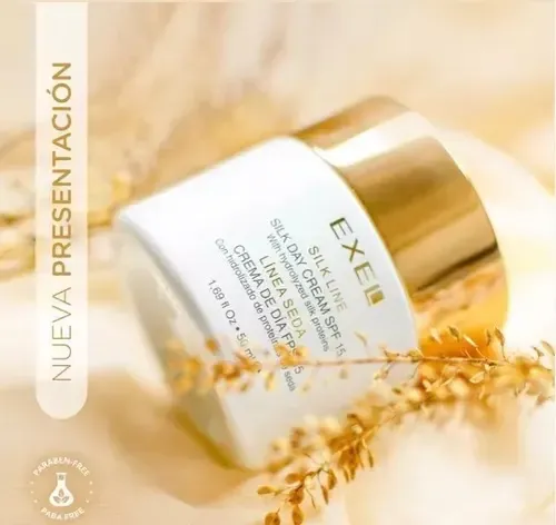 Crema de Día FPS 15 Exel Seda de 50mL Todo tipo de piel