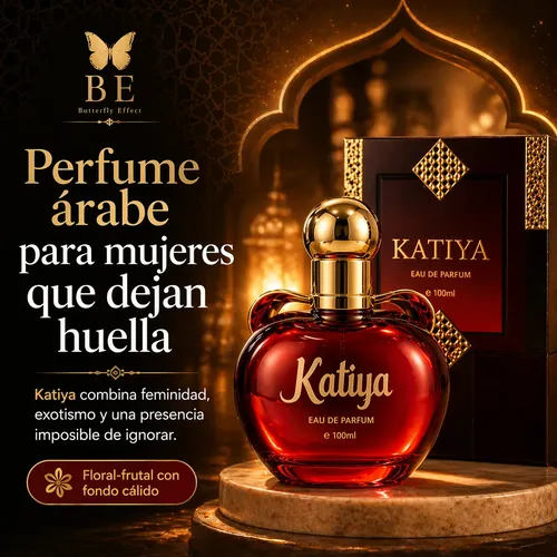 Perfume Arabe Mujer Con Feromonas Katiya Oud Ind Nacional