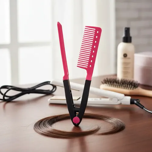 Set X2 Peines Doble Profesional Para Planchar Alisar Cabello
