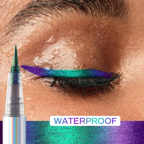 Delineador Líquido Multicolor Ucanbe Makeup Chrome