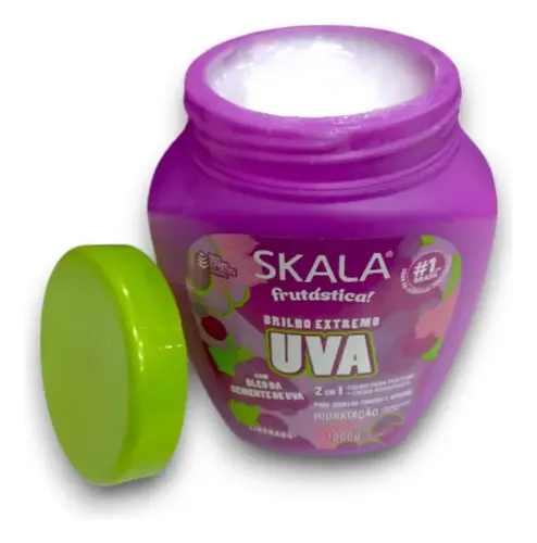 Skala Frutastica Crema Mascara Para Peinar Uva 1000 Gr