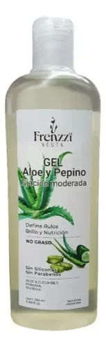 Gel Para Rulos Anti Frizz Aloe Finalizador X350ml Frenzzi