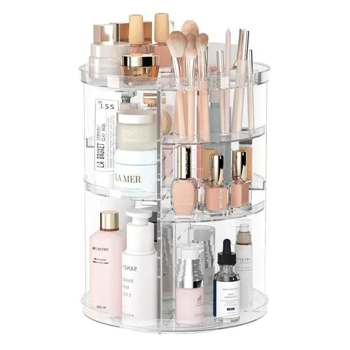 Organizador Giratorio Acrílico Para Cosméticos