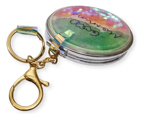 Espejo Metal X12 Mayorista Cartera Doble Aumento Regaleria