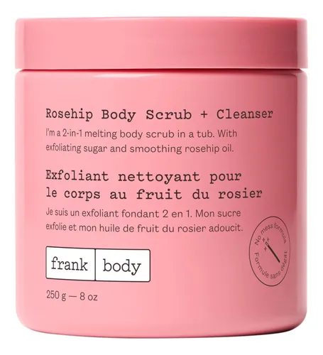 Exfoliante Y Limpiador Corporal Frank Body Rosehip Vegan 250