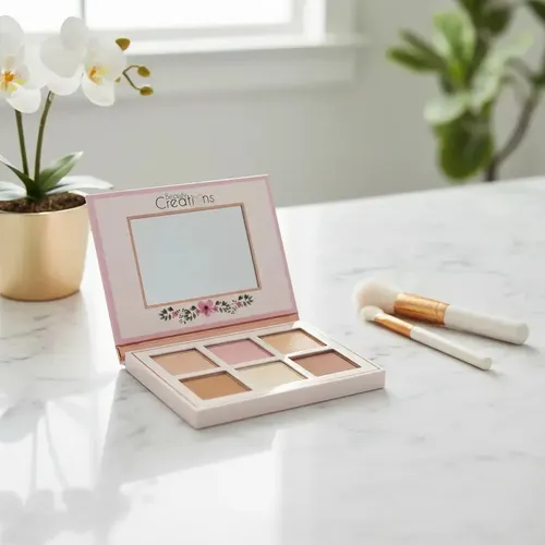 Contorno e Iluminador Beauty Creations Floral Bloom Para Piel Mixta