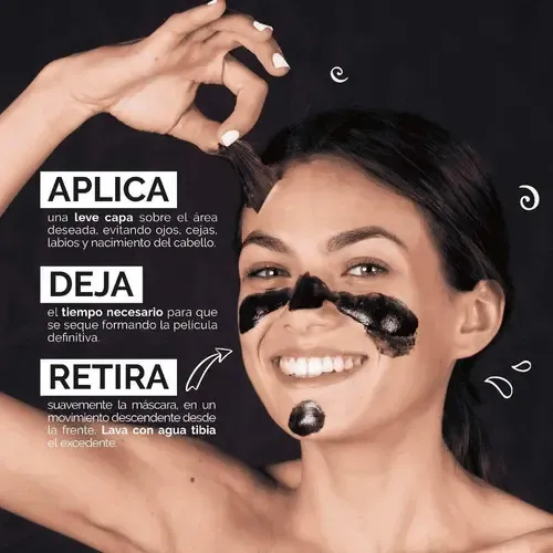 Mascarilla Facial Peel Off Asepxia Carbón Detox 30g