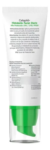 Cetaphil Hidratante Facial Diario Emulsión No Grasa Con Fps50 Protector Solar Pieles Sensibles