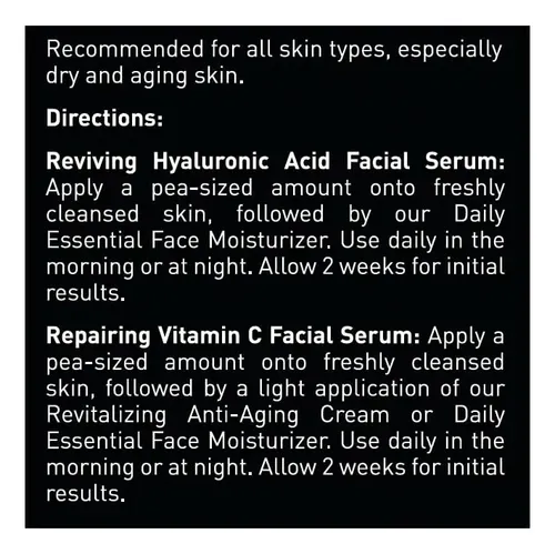 Sérum Facial Antienvejecimiento Brickell para Hombre con Ácido Hialurónico y Vitamina C