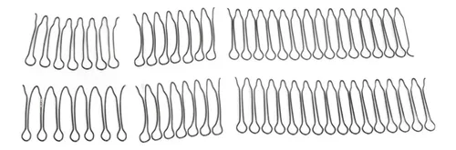 Juego De 3 Peinetas Con Pinzas Para El Cabello Twist Fashion