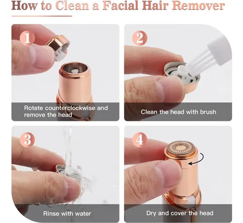 Afeitadora Portátil Depilación Facial Mujeres Recargable