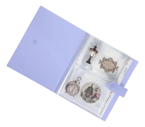 Carpeta De Pegatinas Con 144 Ranuras, Libro De Pegatinas