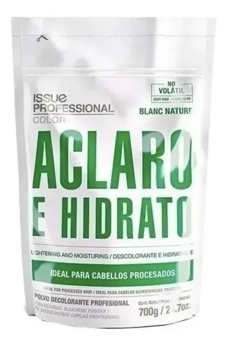 Polvo Decolorante Issue Blanc Nature Pelo Procesado 700g X3