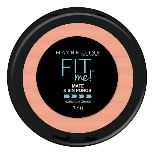 Polvo Compacto Fit Me Mate & Sin Poros 12g Maybelline