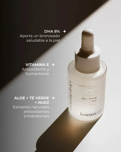 Kosmos Bronzing Drops | Sérum Autobronceante Facial 30ml