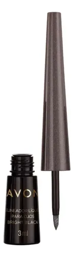 Avon Delineador Liquido Con Efecto Glitter Y Mate. Color Graphite