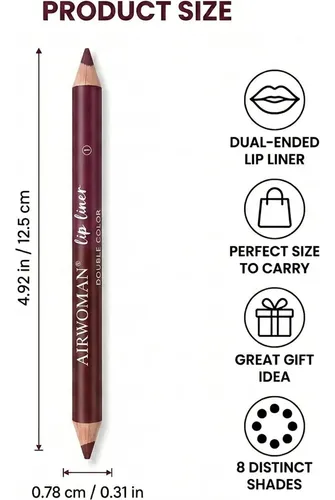 Kit Delineadores Labiales Bspainting 4p X2 Tonos 8 Colores