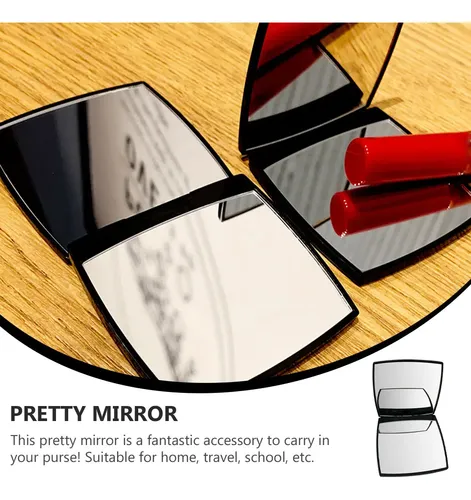 Espejo De Maquillaje Compacto De Doble Cara Espejo De Mano P