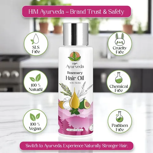 Aceite Capilar Him Ayurveda Rosemary Biotina 100ml