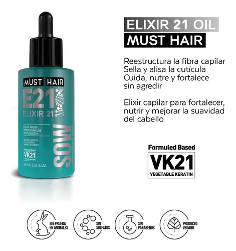 Sow Must Elixir 21 Serúm 60ml Tratamiento Molecular