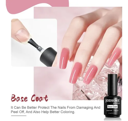 Base Y Top Coat Jodsone 2x15ml Para Uñas