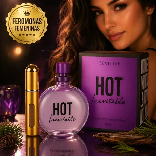 Perfume Mujer Hot Inevitable Feromonas 100ml. +perfumero
