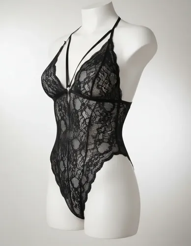 Body De Encaje Sexy Cola Less Hilo Dental Sensual