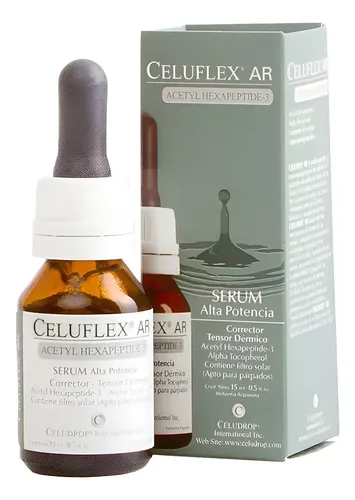 Crema Facial Antioxidante Celuflex 15mL Hipoalergénica Sin Parabenos