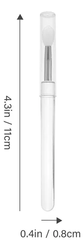 Transparent Silicone Lipstick Brush For Makeup Use 4pcs Kit