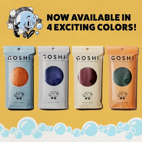 Toalla Exfoliante Goshi Para Espalda Y Cuerpo