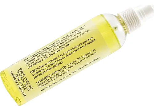 Spray Brillo Aceite De Oliva Black Queen 2×226.8ml Sin