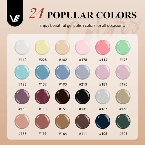 Kit Gel Uñas 24 Colores Con Luz Uv Y Herramientas