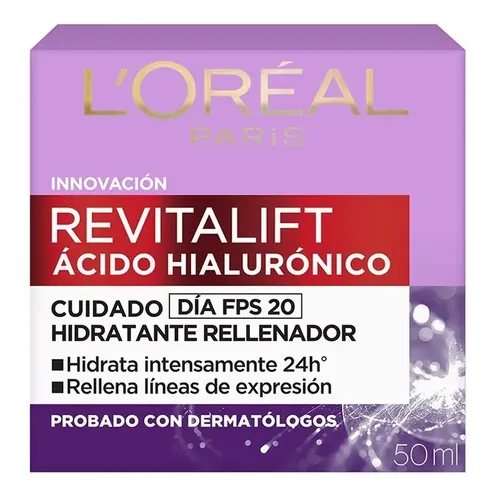 Crema Facial Día L’ Oréal Revitalift Ácido Hialurónico 50 Ml