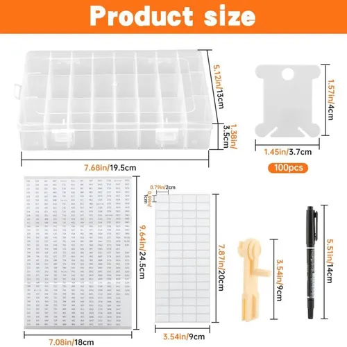 Kit Organizador De Hilo De Bordar, Bobinas De Hilo,