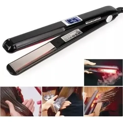 Plancha De Cabello Infrarroja Ultrasónica Alisadora Y