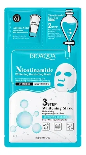 Mascarilla Facial De 3 Pasos Nicotinamide Bioaqua