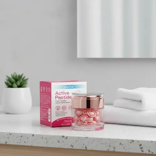 Sadoer Active Peptide Pink Tender Cápsulas Faciales X40 Und Todo Tipo De Piel Día/noche