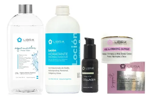 Set Skincare Facial Piel Normal Rutina Diari Libra Cosmetica