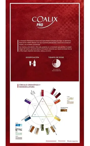 Tintura Profesional Coloración Crema Coalix Propomo60gr Tono A Elección