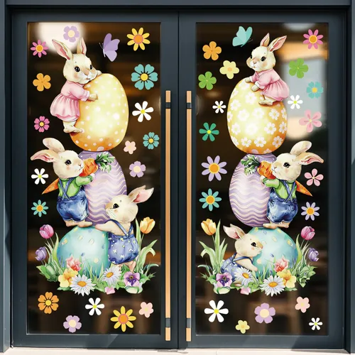 A..a Pegatinas Grandes Reutilizables Con Purpurina
