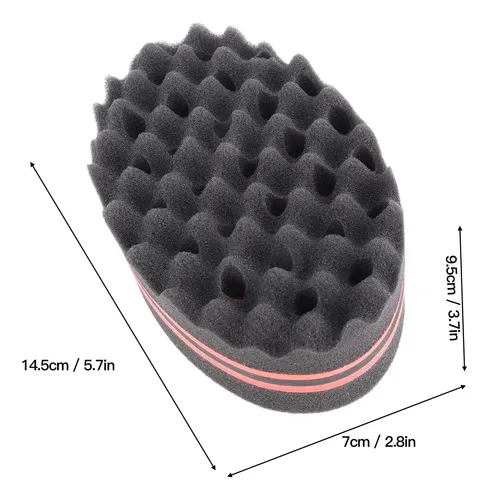 Cepillo De Esponja Para Peinar El Cabello, Herramienta De Cu