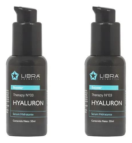 Booster Serum Hidratante Acido Hialurónico Libra X2