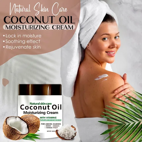 Loción Corporal Hidratante De Crema De Coco Para Pieles Secas