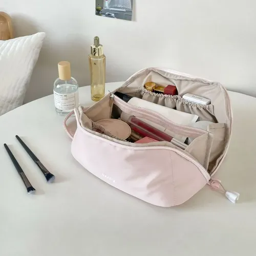 Estuche Cosmético Simple Para Maquillaje Mujer Con Varias Ca